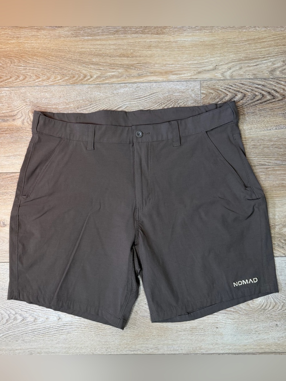 Nomad Shorts Moss Brown Green Mens Size XXL Hybrid Performance Gorpcore Trail